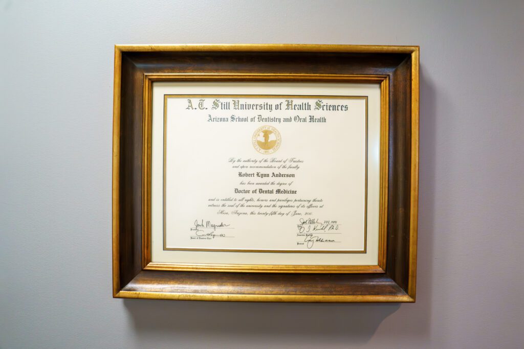 Dental Certificate