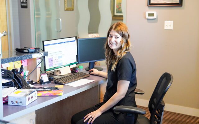 Front Desk Staff at a Reception Area